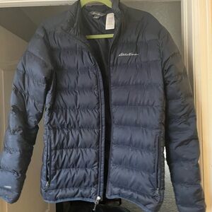Eddie Bauer Dark Blue Quilted Jacket
